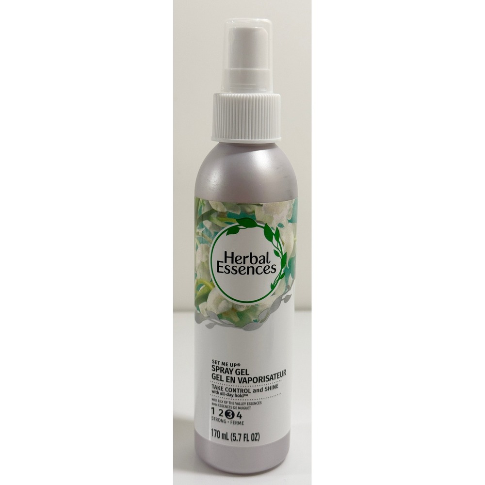 Herbal Essences Set Me Up Spray Gel Women 5.7 oz Purple Strong Hold Lily Valley